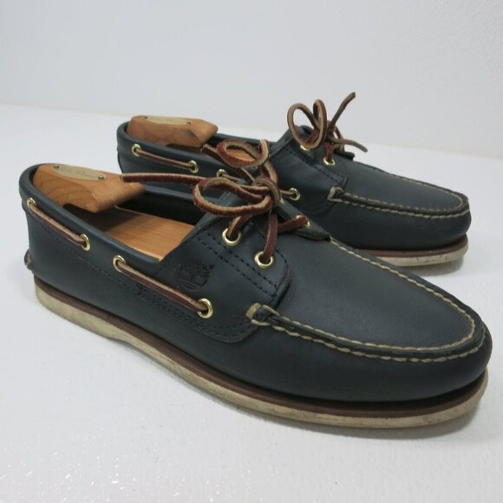 Timberland Genuine Leather Boat Shoes Mens Footwear Zapato Kutsu Footwear Sz 9.5